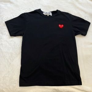 CDG Black T Shirt Size Small